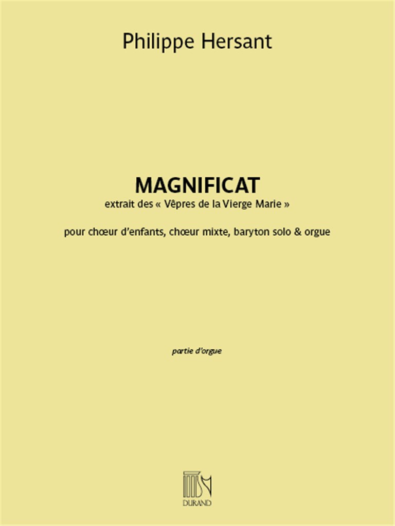 Magnificat - extrait des Vêpres de la Vierge Marie